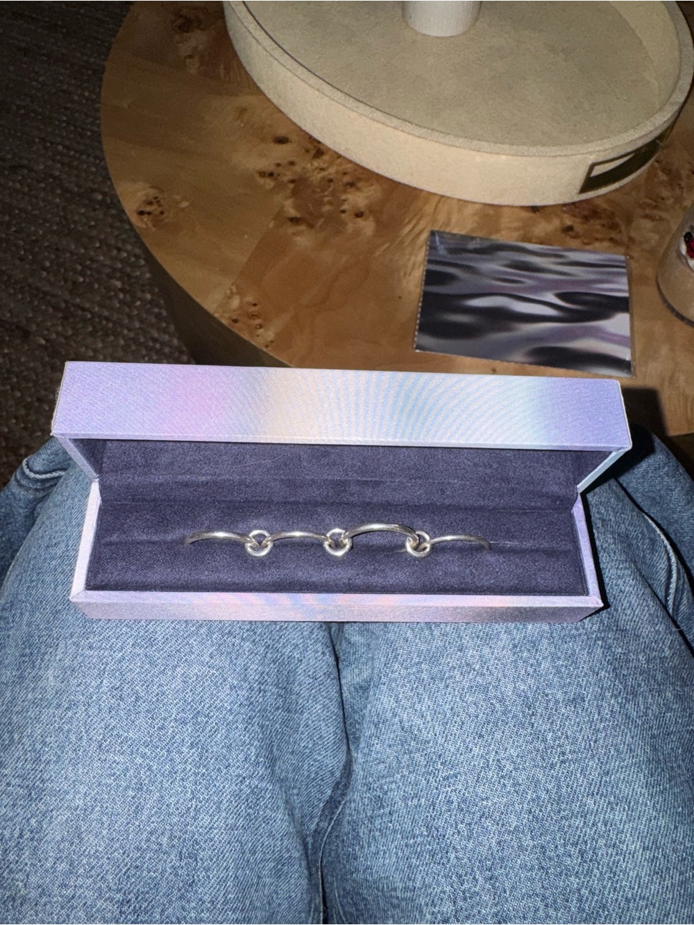 Alaric Silver Interwoven Band Ring — Silver - Picture 4 of 5